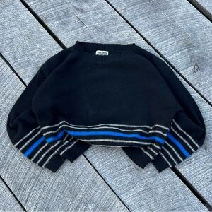 Vintage Cropped Lambswool/Angora Sweater